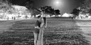 Alessandra Ambrosio kisses boyfriend Richard Lee under the moonlight in Brazil (Image: Instagram)