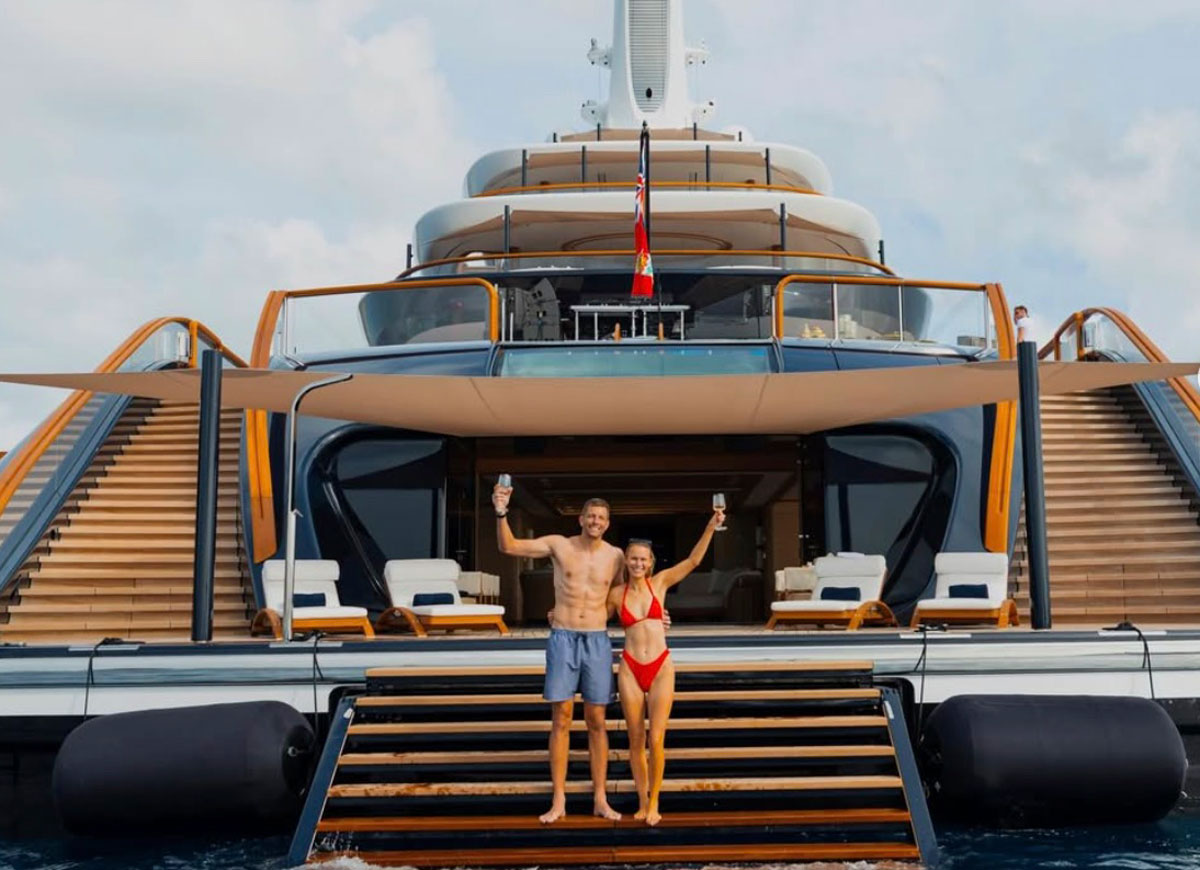 Caroline Wozniacki Shares Photos Of St. Barths Yacht Vacation With Husband David Lee