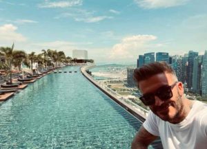 David Beckham visits Singapore As The Global Ambassador of Marina Bay Sands (Image: Instagram)
