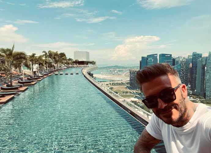 David Beckham Visits Singapore As The Global Ambassador Of Marina Bay Sands