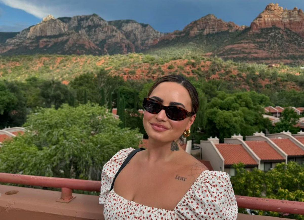 Demi Lovato Takes In Stunning Sedona’s Views With Fiancé