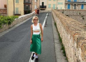 YouTuber Emma Chamberlain explores the south of France (Image: Instagram)