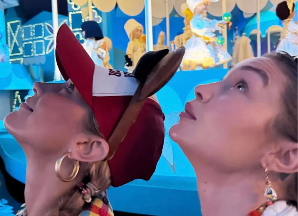Gigi Hadid Spends Day At Walt Disney World With Daughter Khai And Sister Bella