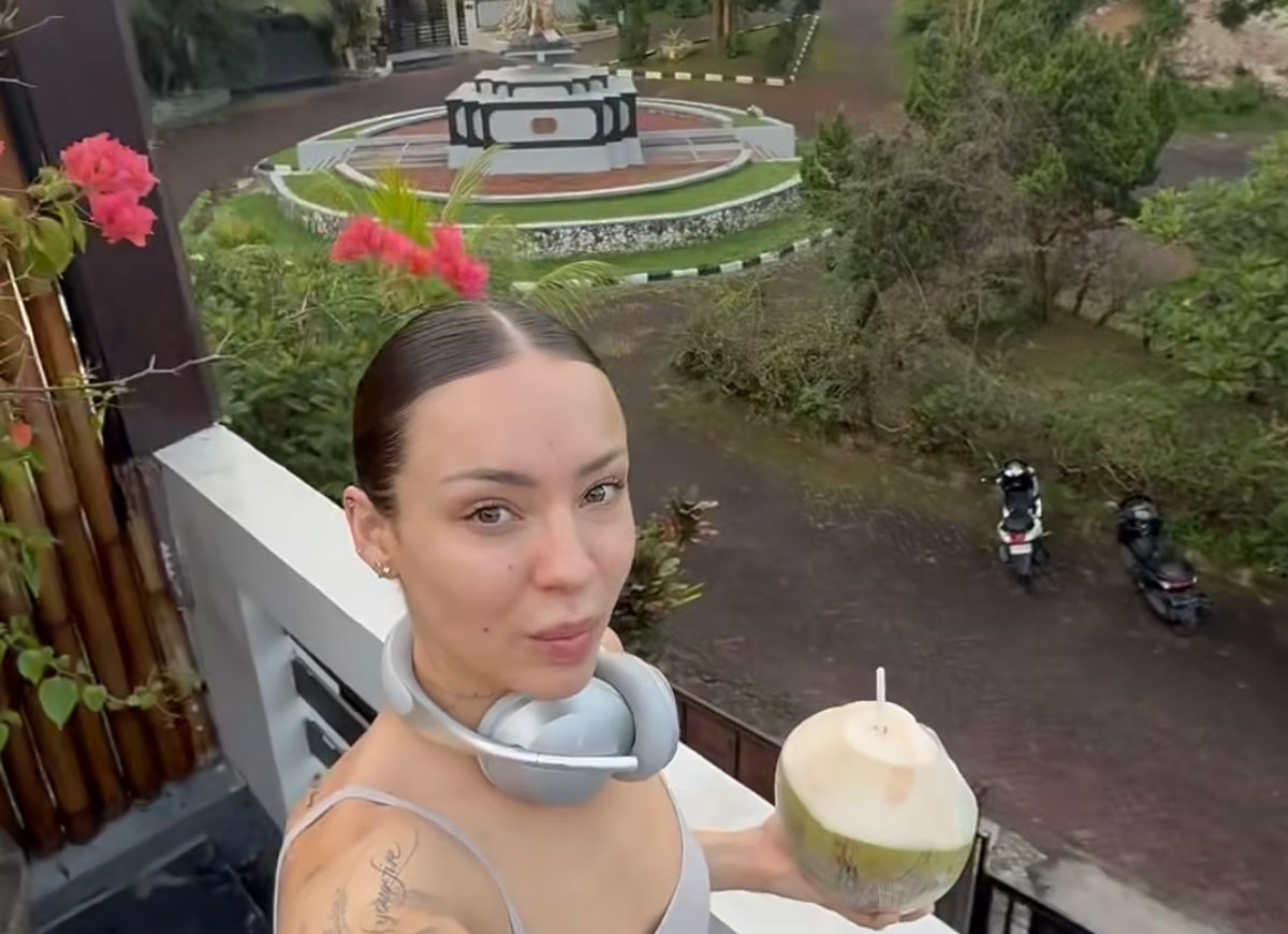 Influencer Charly Jordan Relaxes In Bali For Vacation Getaway