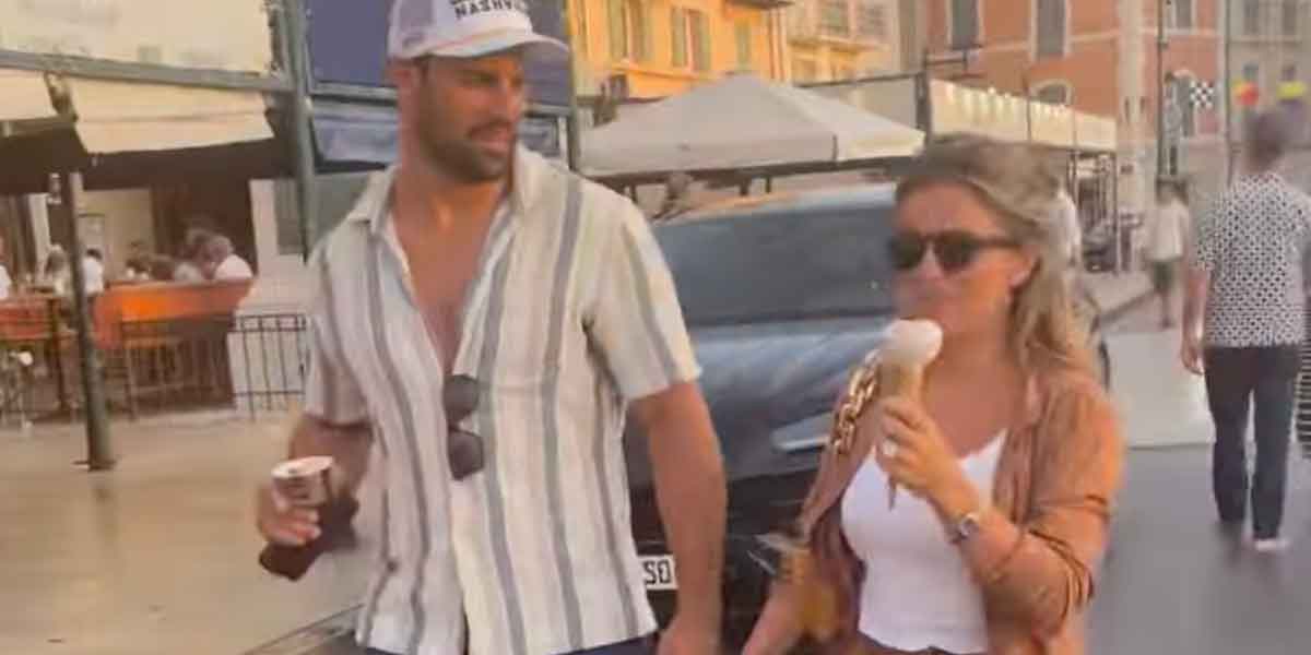 Jessie James & Eric Decker Stroll The Streets of France