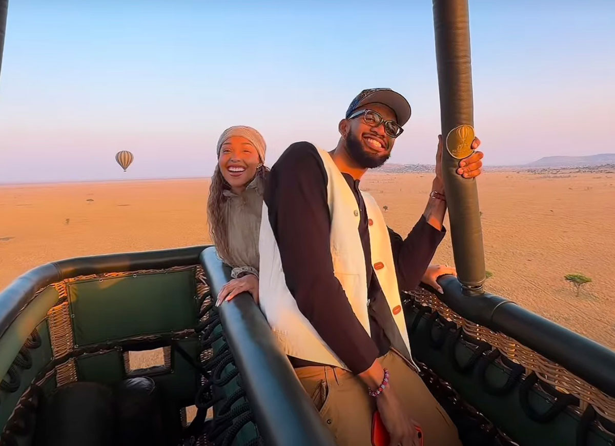 Jordyn Woods & Karl-Anthony Towns Share Glimpse Of Three-Country African Safari Honeymoon