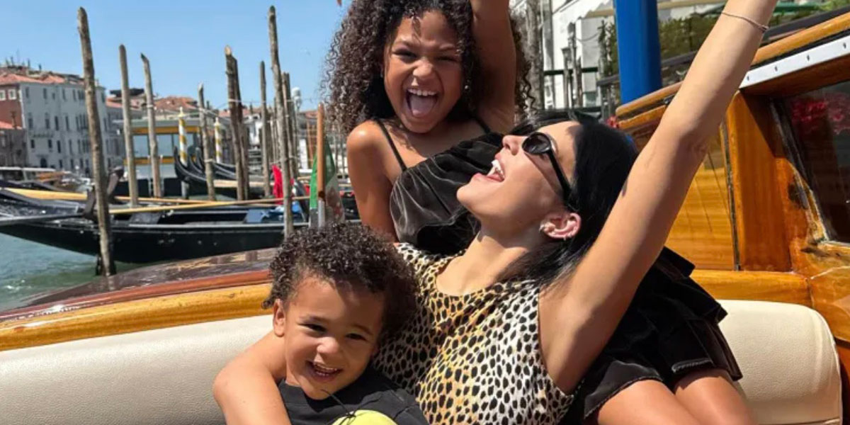 Kylie Jenner Spends Quality Time With Her Children In Venice During Bezos Wedding