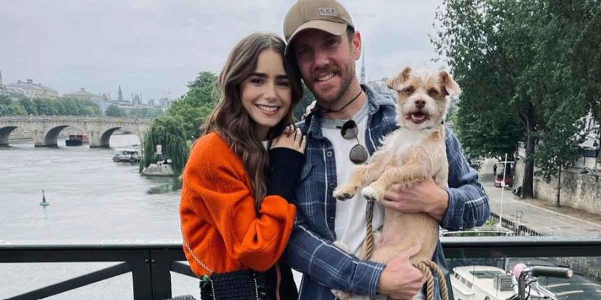 Lily Collins & Husband Charlie McDowell Enjoy Family Time In Paris