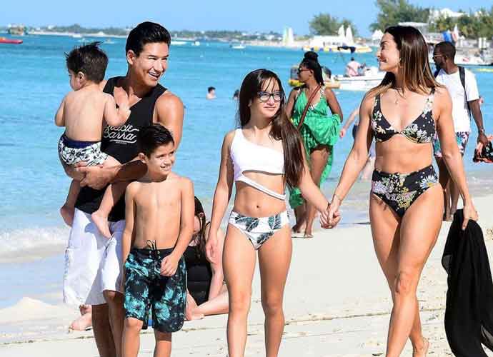 Mario Lopez & Family Relax In Turks & Caicos