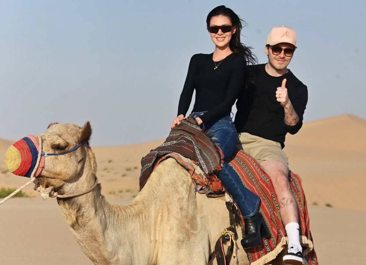 Nicola Peltz & Brooklyn Beckham Hitch A Ride On Camel On Desert Safari In Abu Dhabi – Flight Discount Codes