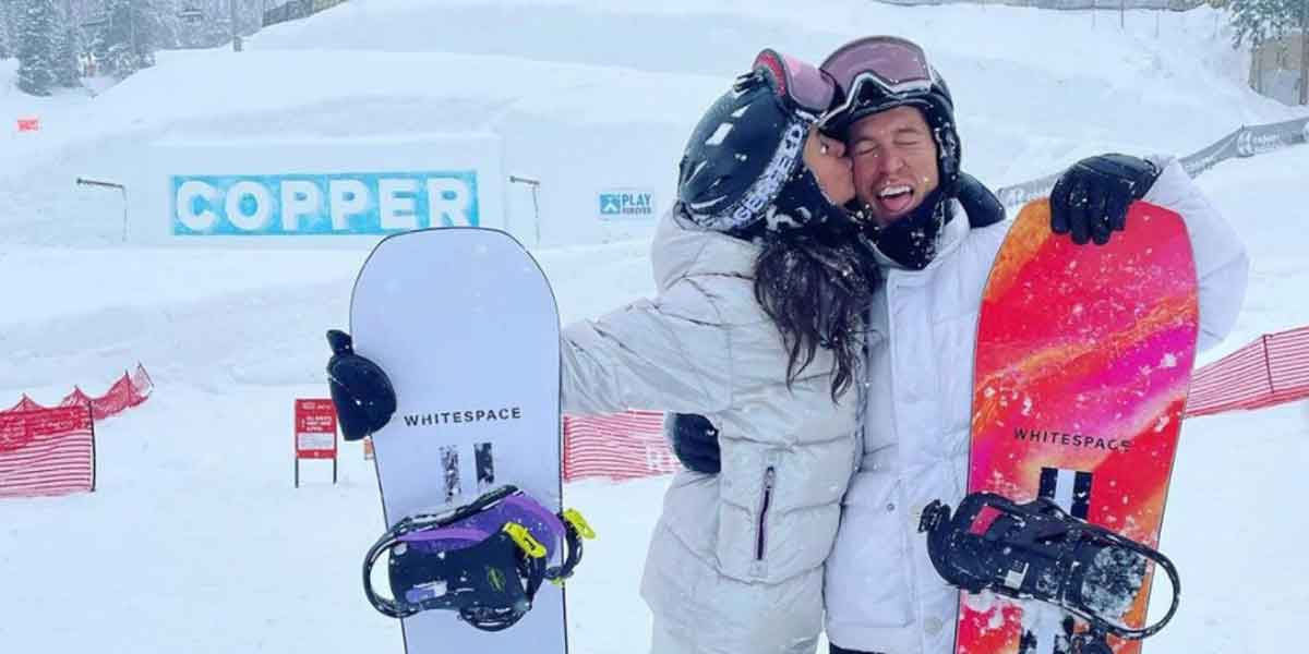 Nina Dobrev And Shaun White Ski – And Kiss – In Copper Mountain, Colorado