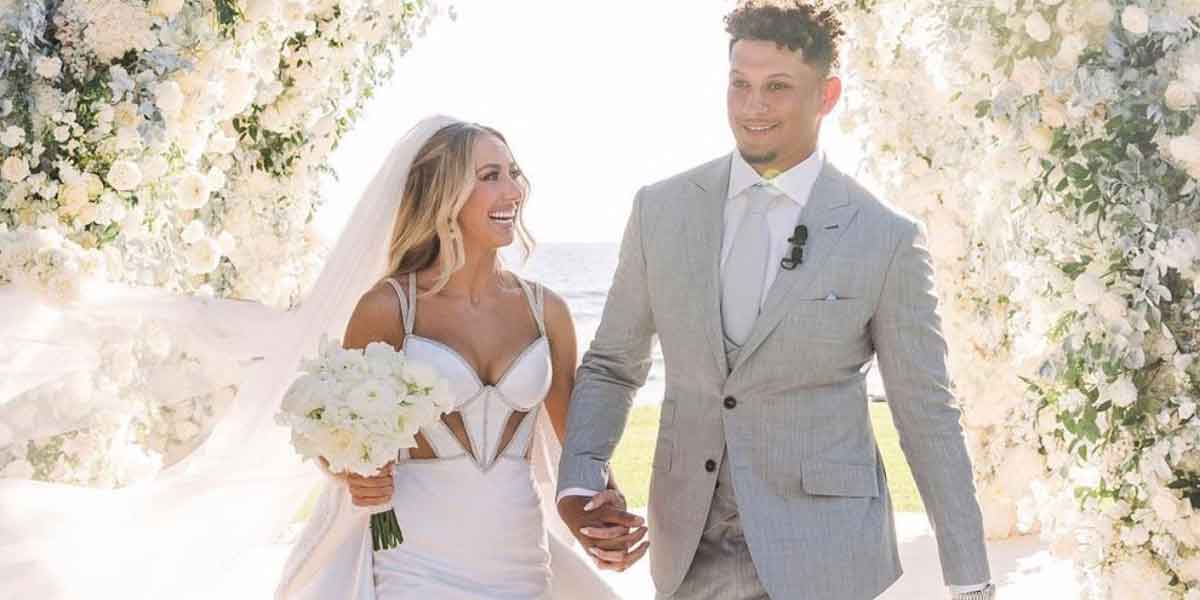 Patrick Mahomes & Brittany Matthews Finally Married In A Magical Maui Destination Wedding