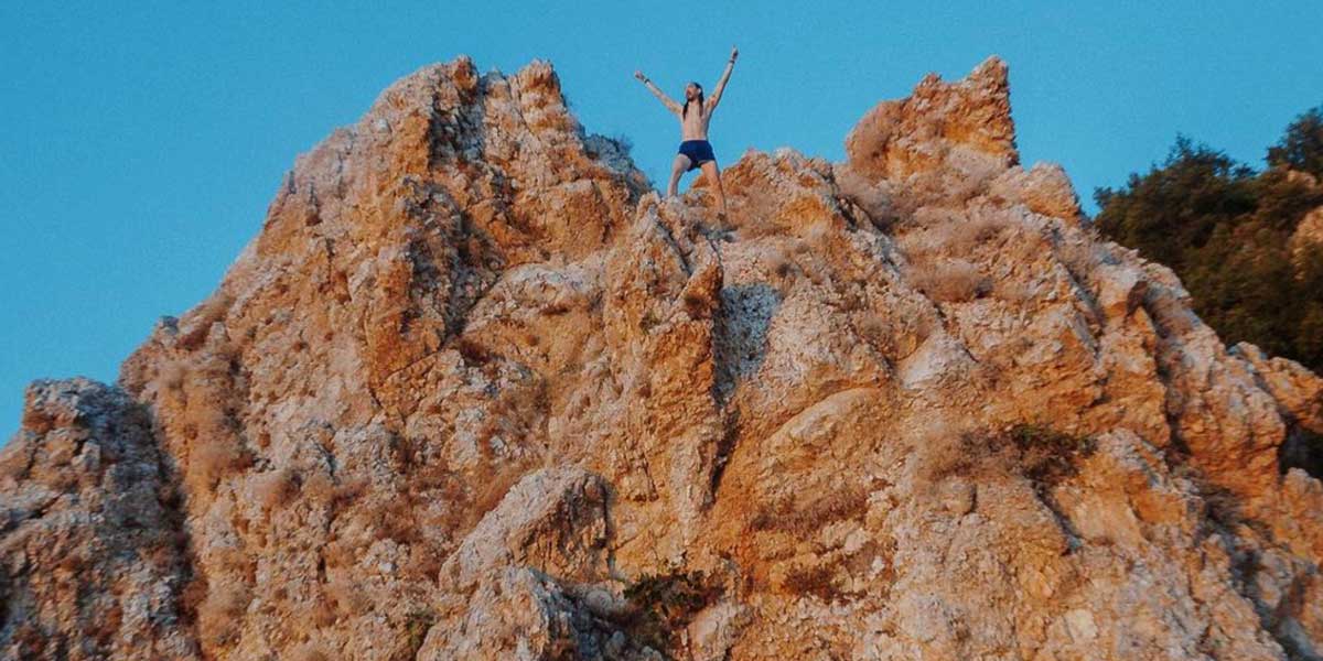 DJ Steve Aoki Embarks Cliff-Climbing Adventure In Ibiza  