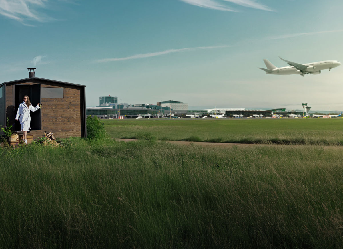 Helsinki Airport Debuts First Ever Runway Sauna