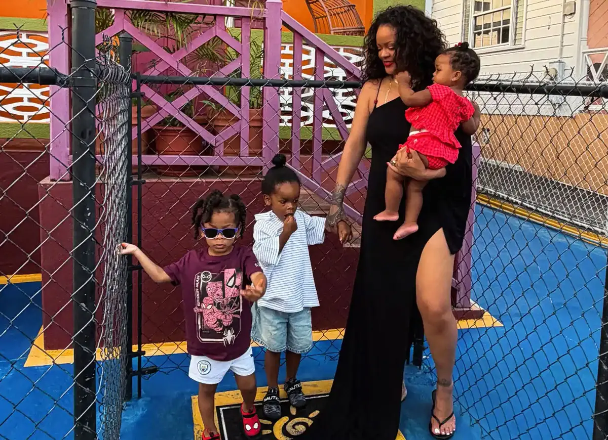 Rihanna Shares Rare Photos of All 3 Kids During Emotional Visit to Childhood Home In Barbados